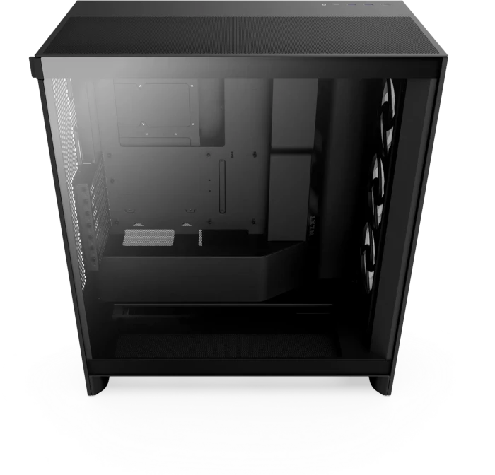 NZXT H7 Flow RGB [2024] Matte Black, schwarz, Glasfenster