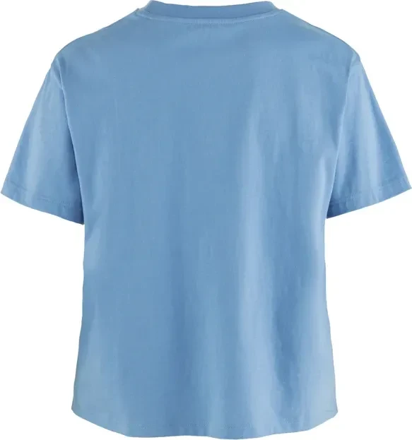 Fjällräven Fjällblomster Logo T-Shirt kurzarm ultramarine (Damen)