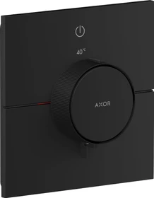 Hansgrohe Axor ShowerSelect ID eckig Thermostat für 1 Verbraucher mattschwarz
