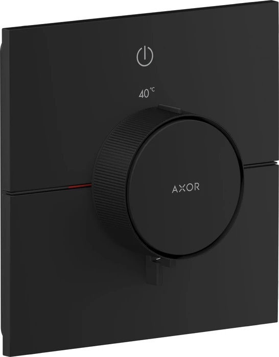 Hansgrohe Axor ShowerSelect ID eckig Thermostat für 1 Verbraucher mattschwarz