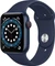 Apple Watch Series 6 (GPS + Cellular) 44mm Aluminium blau mit Sportarmband dunkelmarine Vorschaubild