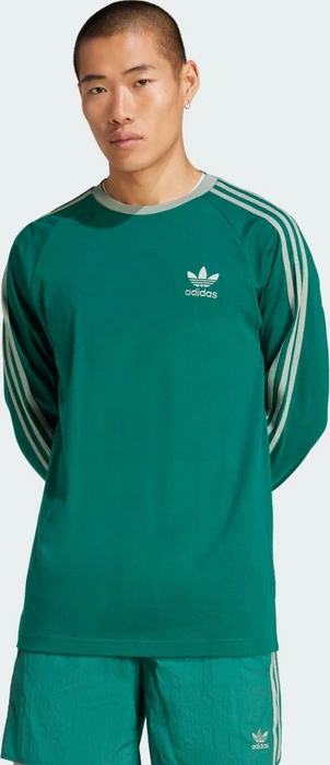 adidas Adicolor Classics 3-Streifen Sweatshirt collegiate green (Herren)