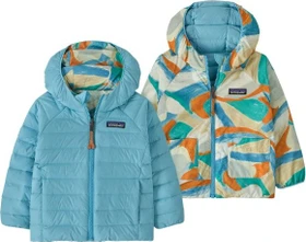 Patagonia Baby Reversible Down Sweater Hoody Funktionsjacke smudge: rutabaga white (Junior)