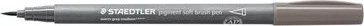 Staedtler pigment soft brush pen 372 warmgrau medium