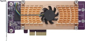 QNAP QM2 Expansion Card, 2x M.2 SATA, PCIe 2.0 x2, Lüfter mittig