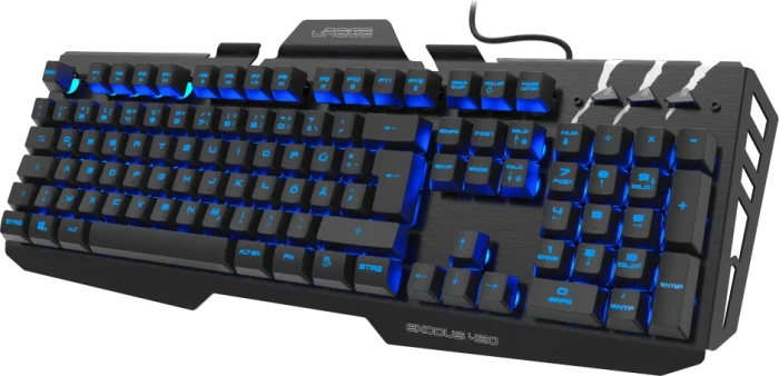 Hama uRage Exodus 420 Metal Gaming Tastatur, USB, DE