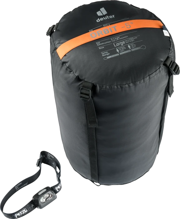 Deuter Orbit -5° L Mumienschlafsack mandarine/ink