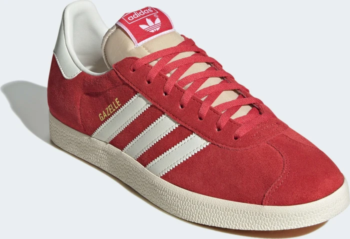 adidas Gazelle glory red/off white/cream white (Herren)