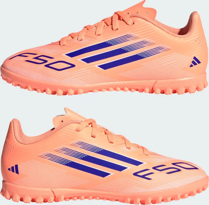 adidas F50 Club beam orange/lucid blue/cloud white (Junior)