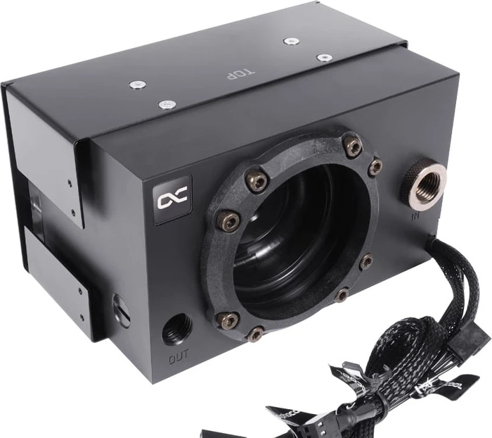 Alphacool ES 2U Reservoir VPP/D5 Ausgleichsbehälter mit Durchfluss-/Temperatursensor