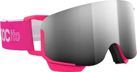 POC POCito Nexal fluorescent pink/clarity pocito-partly sunny silver (Junior)
