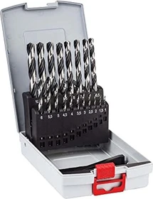 Bosch Professional HSS PointTeQ Spiralbohrer-Sortiment inkl. Werkzeugbox, 19-tlg.