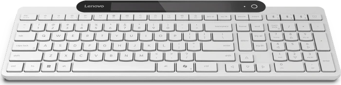 Lenovo 800 Self-Charging Bluetooth Keyboard, weiß, Bluetooth, ES