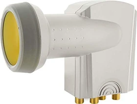 Schwaiger Sun Protect Quad-LNB hellgrau/grau