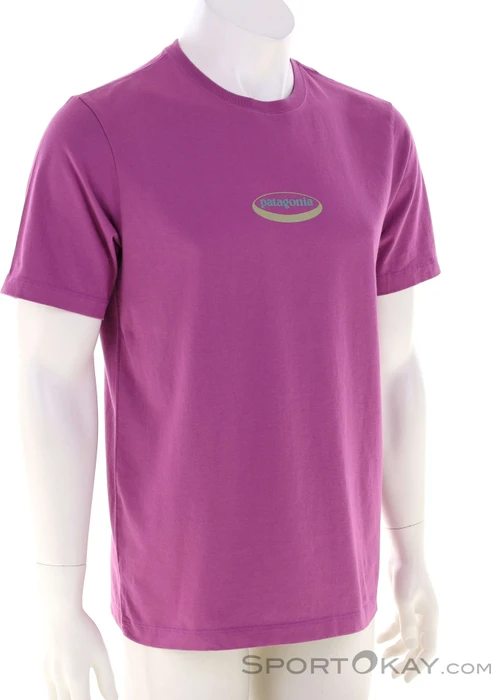Patagonia 95 Oval Logo T-Shirt kurzarm faded magenta (Herren)
