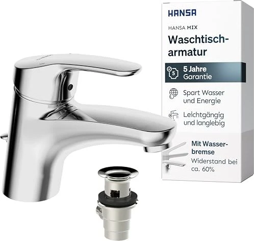 Hansa HansaMix Einhand-Waschbeckenarmatur chrom