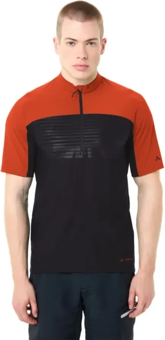 Vaude Qimsa Pro HZ Trikot kurzarm glowing red (Herren)