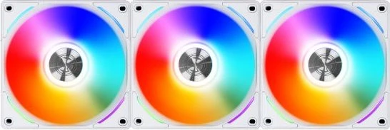 Lian Li Uni Fan AL120, weiß, LED-Steuerung, Lüftersteuerung, 120mm, 3er-Pack