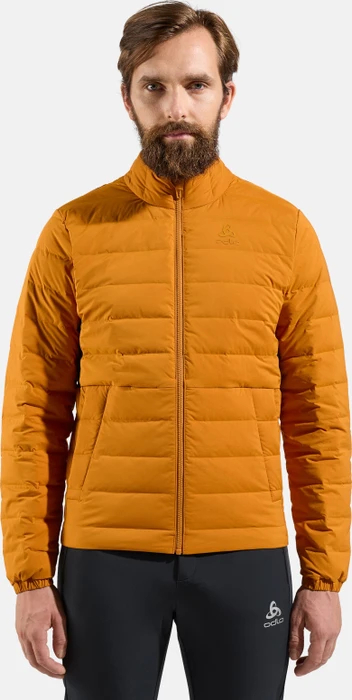 Odlo Ascent N-Thermic Hybrid Laufjacke honey ginger (Herren)