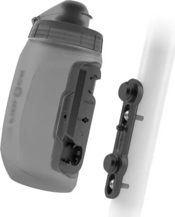 Fidlock Twist Antibacterial + Bike Base Trinkflasche 450ml smoke