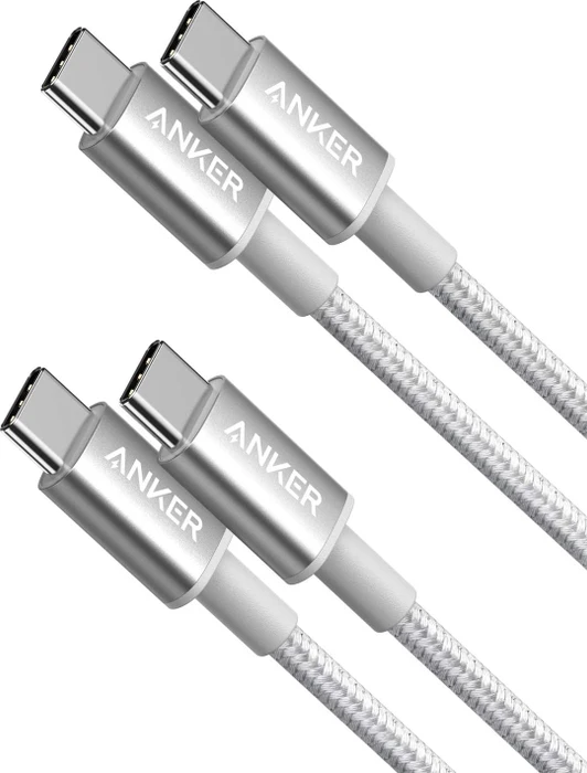 Anker USB-C Kabel, 60W, USB-C [Stecker] auf USB-C [Stecker], weiß, 1m