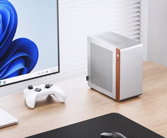 Jonsbo NV10, silber, Mini-ITX