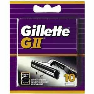 Gillette G2 Rasierklinge, 10 Stück