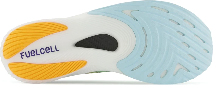 New Balance FuelCell RC Elite v2 vibrant spring glo/white/victory blue (Herren)