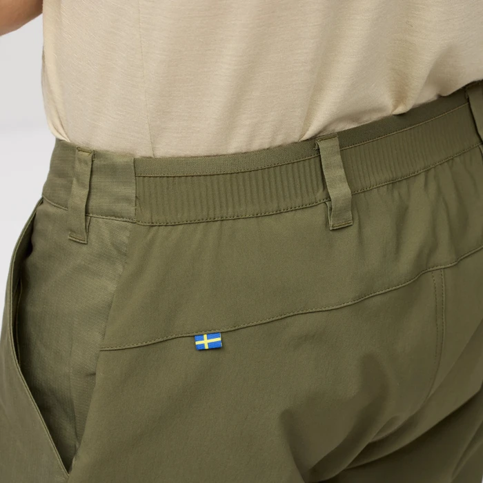 Fjällräven Abisko Hybrid Trail Zip-Off Hose lang laurel green (Herren)