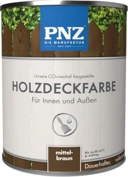 PNZ Holzdeckfarbe mittelbraun, 2.5l