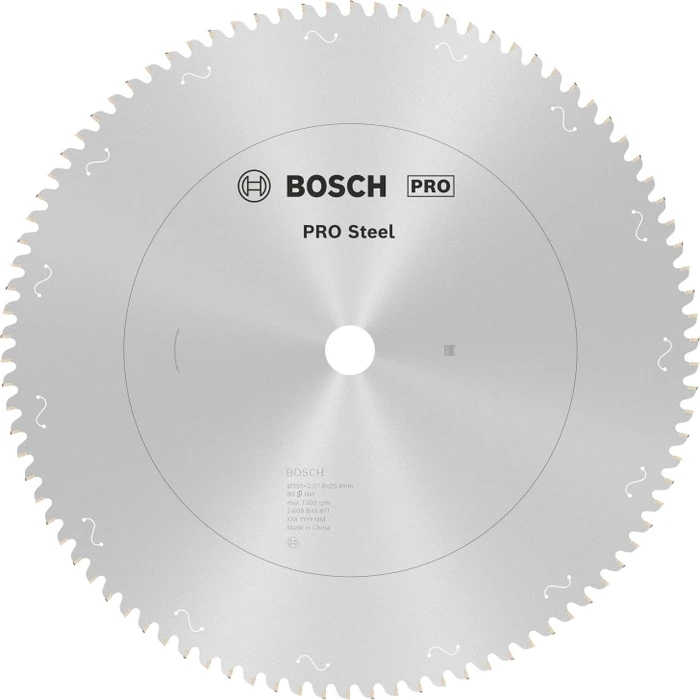Bosch Professional PRO Steel Fräserblatt 90Z, 355x1.8x25.4mm, 1 Stück