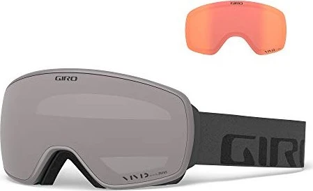 Giro Agent grey wordmark/vivid onyx-vivid infrared
