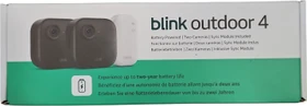 Blink Outdoor Kamera schwarz, 4. Generation/2025, inkl. Sync-Modul 2, 2er-Pack