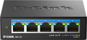 D-Link DMS-100 Desktop 2.5G Switch, 5x RJ-45 (DMS-105)