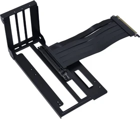 Lian Li Riser Card, inkl. PCI-Slot Blende für Lian Li A3-mATX, gewinkelt, PCIe 4.0, 150mm, schwarz