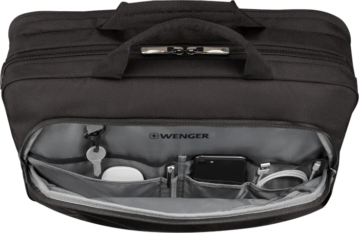 Wenger XE Brief 16" Laptop-Aktentasche, schwarz