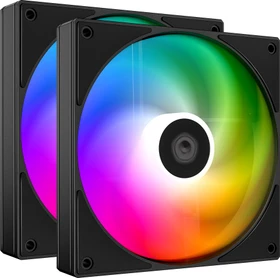 ID-Cooling AS-140-ARGB-K Duet, schwarz, 140mm, 2er-Pack