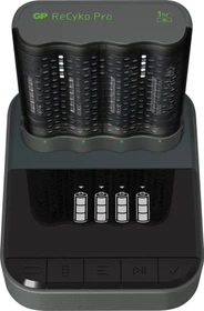 GP Batteries ReCyko Pro Charger Dock (USB) D461 + Pro Charger (USB) P461 inkl. 4x AA Pro NiMh 2000mAh