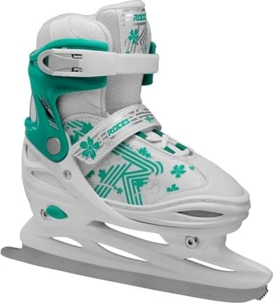 Roces Jokey Ice 3.0 Girl Eislaufschuhe weiß/türkis (Junior)