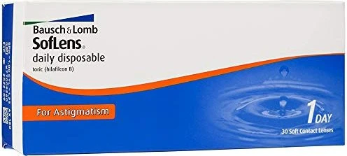 Bausch&Lomb SofLens daily disposable Toric, -8.00 Dioptrien, 30 Stück