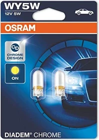 Osram Diadem Chrome WY5W 5W, 2er-Pack Blister