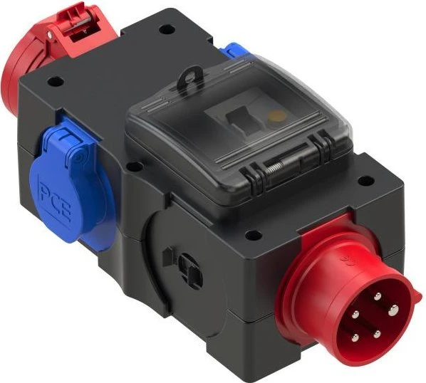 PCE Mobilverteiler Kunststoff Baureihe ST.ANTON 6F 16/5 2xSSD GS16/5 Ea IP44