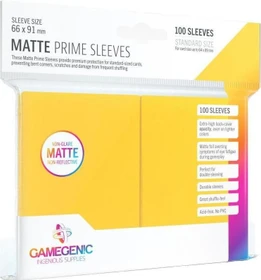 Gamegenic Matte Prime Sleeves gelb, 100 Stück