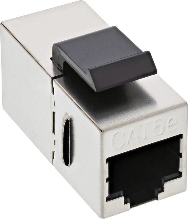 InLine Keystone Modul RJ-45 Buchse via RJ-45 Buchse Cat5e, SNAP-In