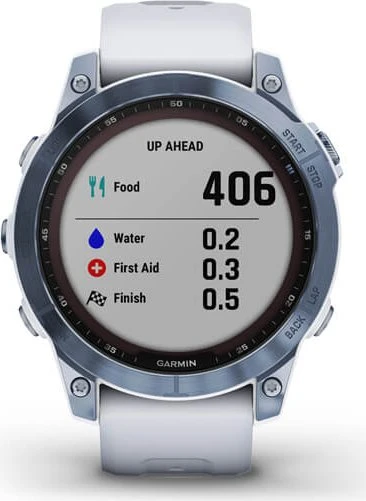 Garmin Fenix 7 Sapphire Solar blue dlc titan/whitestone