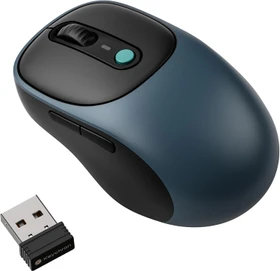 Keychron BM24 Wireless Mouse Space Gray schwarz/grau, USB/Bluetooth (BM24-X61)