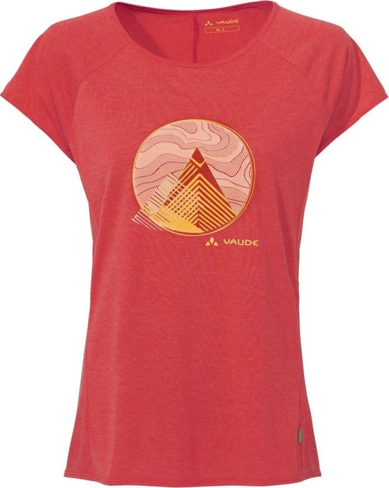 Vaude Tekoa II Funktionsshirt kurzarm flame uni (Damen)