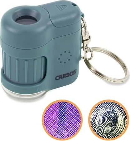 Carson MicroMini Taschenmikroskop blau