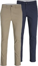 Jack & Jones Slim Fit Chino 2er-Pack Hose beige (Herren)
