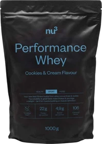Nu3 Performance Whey Protein Cookies Cream 1000g